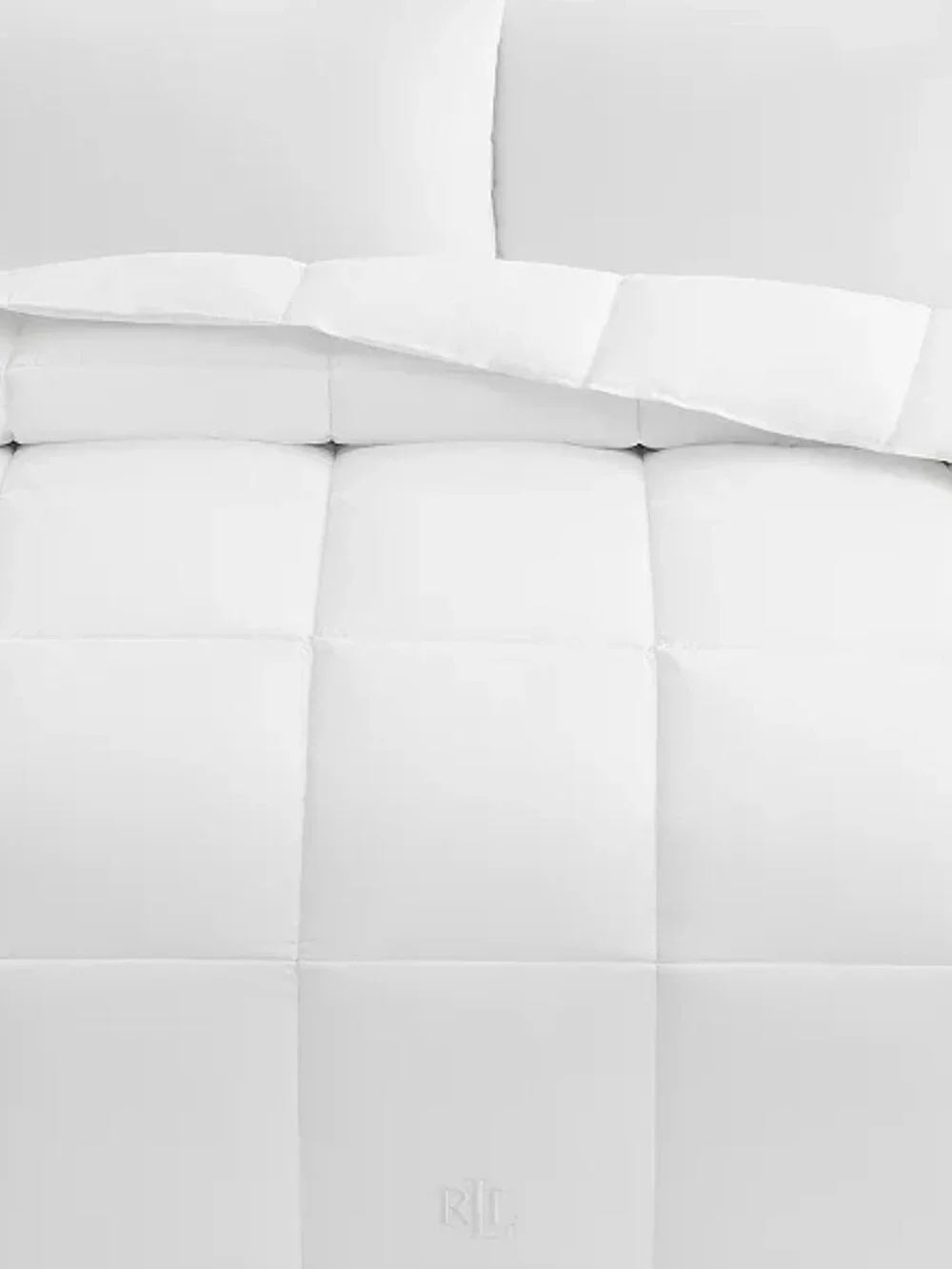 Ralph Lauren White Quilted Down-Alternative Comforter